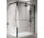 Ścianka prysznicowa Walk-In Novellini Kaudra HWS, 100x200cm, wersja prawa, z półką, profil biały mat