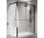 Ścianka prysznicowa Walk-In Novellini Kaudra HWS, 100x200cm, wersja prawa, z półką, profil srebrny