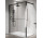 Ścianka prysznicowa Walk-In Novellini Kaudra HWS, 110x200cm, wersja lewa, z półką, profil czarny mat