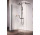 Ścianka prysznicowa Walk-In Novellini Giada H, 130x195cm, szkło przejrzyste, profil srebrny
