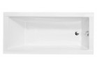 Wanna prostokątna Besco Modern Slim, 150x70cm, akrylowa, biała