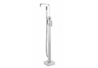 Bateria wannowa wolnostojąca Besco Modern I, wysokość 1080mm, zestaw natryskowy, chrom