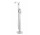 Bateria wannowa wolnostojąca Besco Modern I, wysokość 1080mm, zestaw natryskowy, chrom