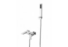 Bateria wannowa Besco Varium / Modern, natynkowa, wylewka 172mm, zestaw natryskowy, chrom