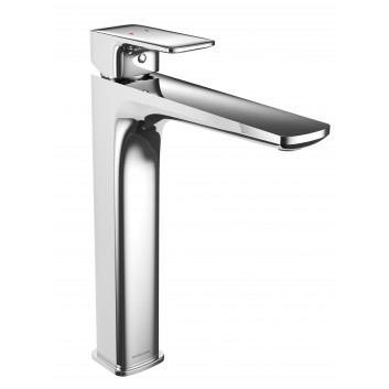 Bateria umywalkowa Excellent Oxalia, stojąca, wysokość 142mm, korek click-clack, chrom