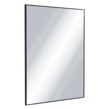 Lustro prostokątne Excellent Kuadro, wiszące, 60x80cm, czarny mat