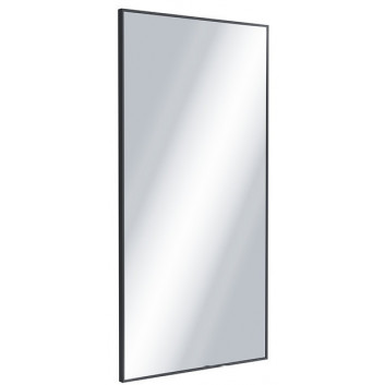 Lustro prostokątne Excellent Kuadro, wiszące, 60x80cm, czarny mat