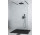 Kabina prysznicowa Walk In Besco Aveo Due Black, 90x195cm, szkło przejrzyste, profil czarny mat