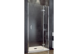 Drzwi prysznicowe do wnęki Besco Viva, 100x195cm, prawe, wahadłowe, szkło przejrzyste, profil chrom
