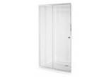Drzwi prysznicowe do wnęki Besco Actis, 120x195cm, przesuwne, szkło przejrzyste, profil chrom