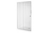 Drzwi prysznicowe do wnęki Besco Duo Slide, 110x195cm, przesuwne, szkło przejrzyste, profil chrom