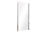 Drzwi prysznicowe do wnęki Besco Sinco, 80x195cm, wahadłowe, szkło przejrzyste, profil chrom