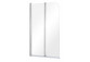 Parawan nawannowy Besco Prime 1, 70x140cm, 1-skrzydłowy, szkło przejrzyste, profil chrom