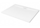 Brodzik prostokątna Besco Axim Ultraslim, 100x80cm, akrylowy, biały