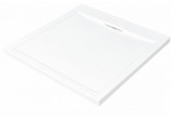 Brodzik kwadratowy Besco Axim Ultraslim, 80x80cm, akrylowy, biały