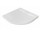 Brodzik półokrągły Besco Axim Ultraslim, 80x80cm, akrylowy, biały