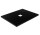 Brodzik prostokątny Besco Nox Ultraslim, 100x90cm, biała kratka maskująca, konglomeratowy, czarny