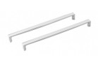 Uchwyt wannowy Besco Oxa Long, 33cm, chrom/biały