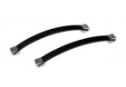 Uchwyt wannowy Besco Flex, 23cm, chrom/czarny