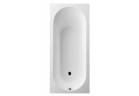 Wanna prostokątna Villeroy&Boch Oberon, 160x75 cm z nóżkami, Quaryl, Stone White