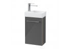 Szafka podumywalkowa Villeroy&Boch Avento, 34x20cm, zawiasy z prawej, Crystal Grey