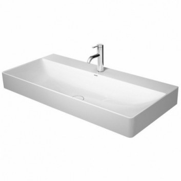 Umywalka nablatowa Duravit DuraSquare 60x47 cm bez otworu na baterię, bez przelewu biała- sanitbuy.pl