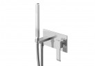 Bateria bidetowa Kohlman Axis, podtynkowa, bidetta, chrom