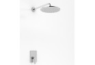 Zestaw prysznicowy Kohlman Axis, podtynkowy, okrągła deszczownica 40cm, 1 wyjście wody, chrom