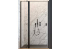 Drzwi prysznicowe do wnęki Radaway Nes Black DWJ II 100, lewe, szkło przejrzyste, 1000x2000mm, profil czarny