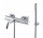 Bateria wannowa Vema Maira, natynkowa, wylewka 204mm, z zestawem natryskowym, chrom