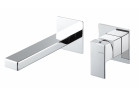 Bateria umywalkowa Vema Lys, podtynkowa, 2-otworowa, wylewka 172mm, korek klik-klak, chrom