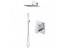 Zestaw natryskowy Vema Lys, podtynkowy, 2 wyjścia wody, deszczownica kwadratowa 30cm, chrom