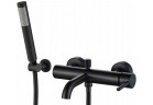 Bateria wannowa Rea Lungo Black, czarny mat
