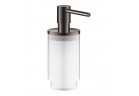 Dozownik Grohe Selection, 130ml, szklany, hard graphite