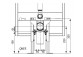 Zestaw montażowy TECEone, dla stelaża TECEconstruct ze spłuczką Octa, 8cm