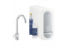 Zestaw startowy Grohe Blue Home, jednostka chłodząca z baterią Mono w kształcie C, do wody gazowanej, obracana wylewka, chrom 