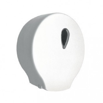 Pojemnik na papier toaletowy XL, do montażu na ścianie Nofer, Classic - biały