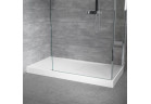 Brodzik prostokątny Novellini Custom, 140x70cm, montaż na posadzce, wysokość 12cm, akryl, biały mat