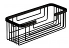 Koszyczek łazienkowy Gedy Hotel, 25x10cm, stal nierdzewna, czarny mat