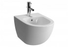 Bidet podwieszany Vitra Sento, 54x36,5cm, z przelewem, otwór na baterię, biały