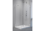 Drzwi prysznicowe do wnęki Radaway Essenza Pro White DWJ 90, prawe, 900x2000mm, biały profil
