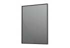 Lustro w ramie Oristo Neo 2, 60cm, wiszące, bez oświetlenia, czarny mat