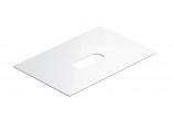 Blat ceramiczny Catalano Horizon, 100x50cm, pod umywalkę, biały połysk