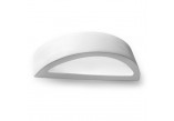 Kinkiet ceramiczny Sollux Lighting Atena, 38cm, E27 1x60W, biały