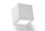 Kinkiet ceramiczny Sollux Lighting Leo, 15cm, E27 1x60W, biały
