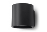 Kinkiet Sollux Lighting Orbis 1, 10cm, okrągły, G9 1x40W, czarny