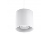 Lampa wisząca Sollux Lighting Orbis 1, 10cm, okrągła, GU10 1x40W, biała