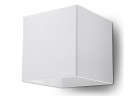Kinkiet Sollux Lighting Quad 1, 10cm, kwadratowy, G9 1x40W, biały