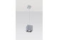Lampa wisząca Sollux Ligthing Quad 1, 10cm, kwadratowa, GU10 1x40W, czarna