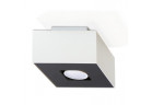Plafon Sollux Lighting Mono 1, 14cm, kwadratowy GU10 1x40W, biały